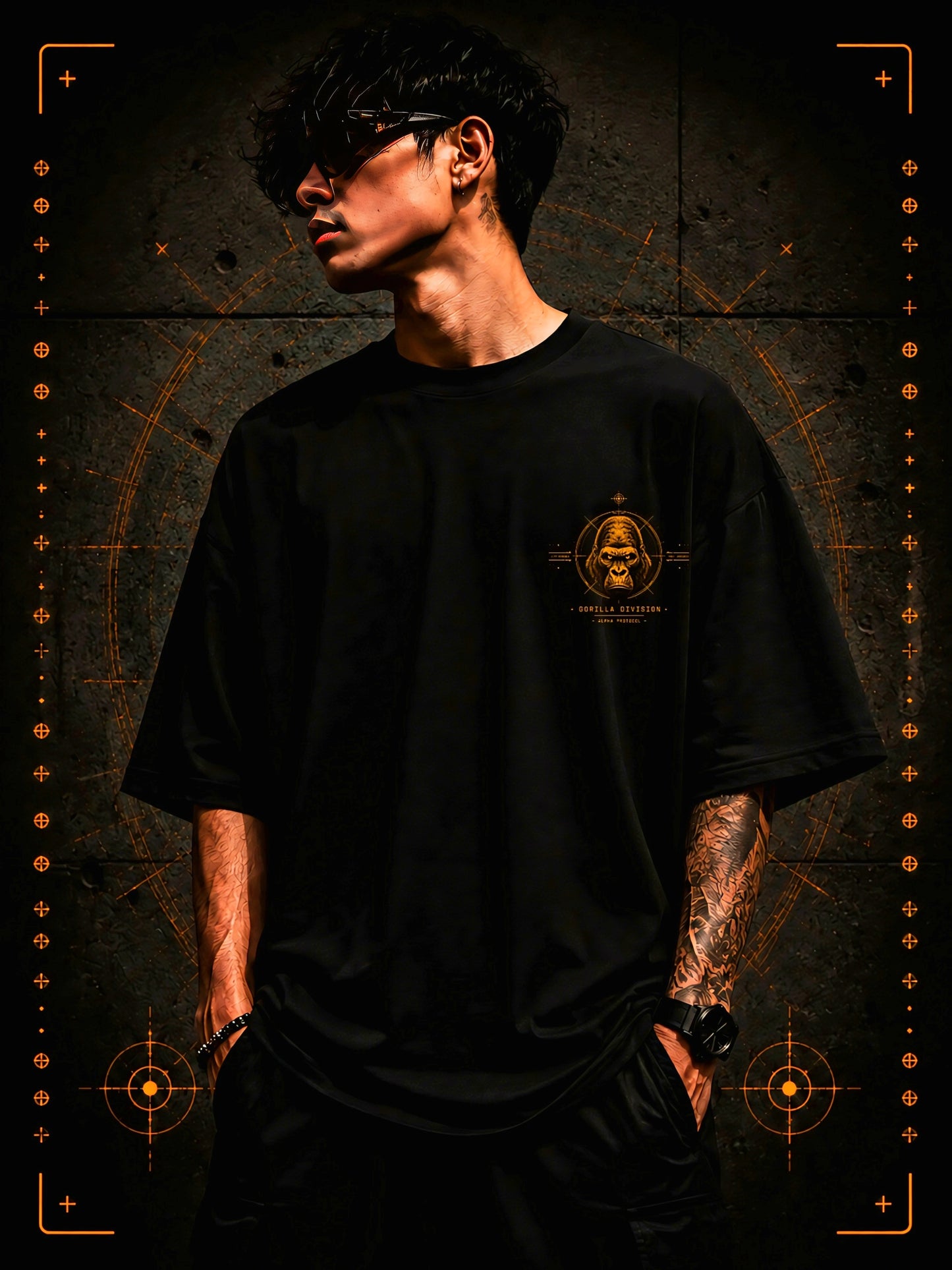 Teeraga Gorilla Division Oversized T-Shirt