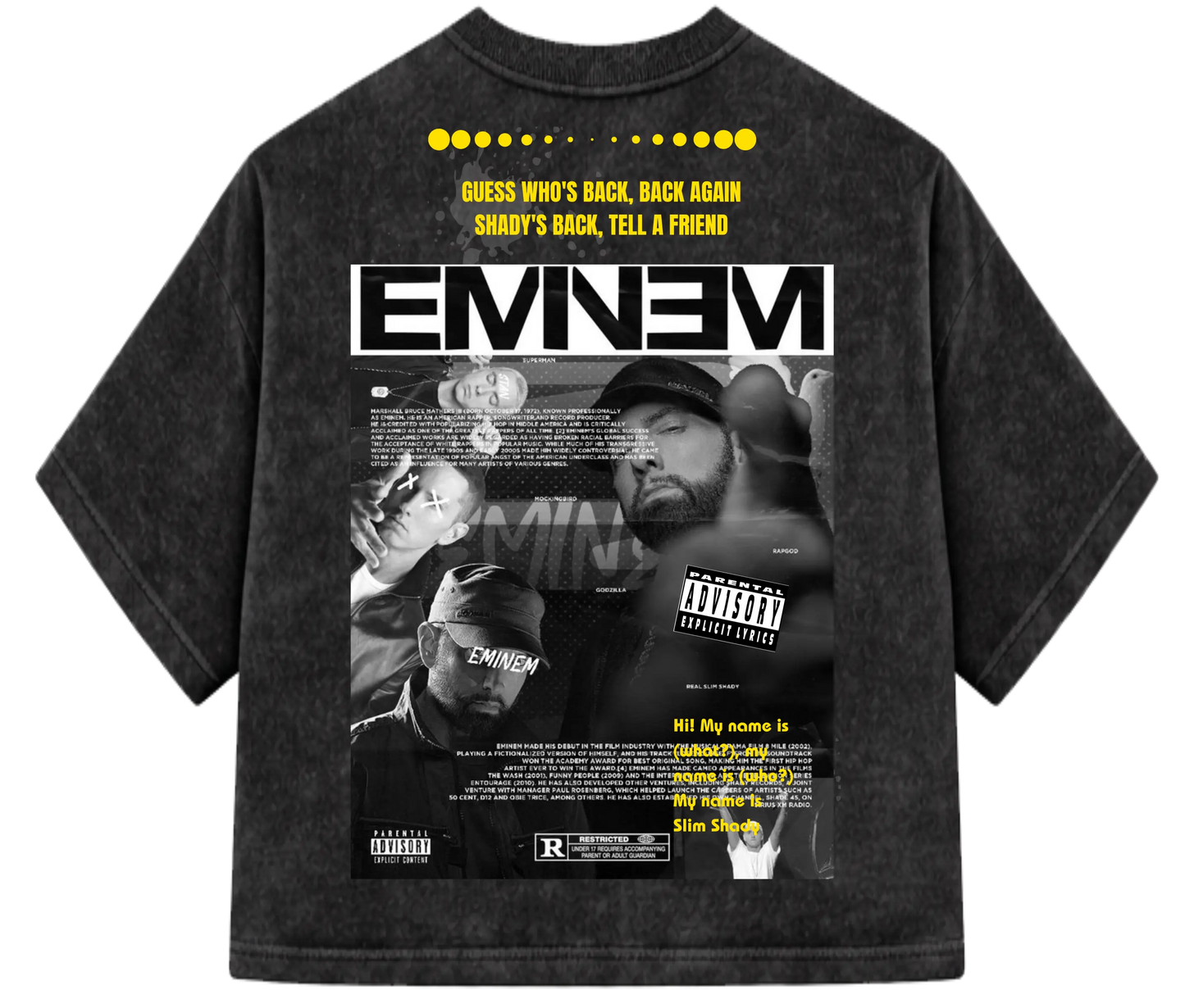 Teeraga EMINEM Oversized Tee