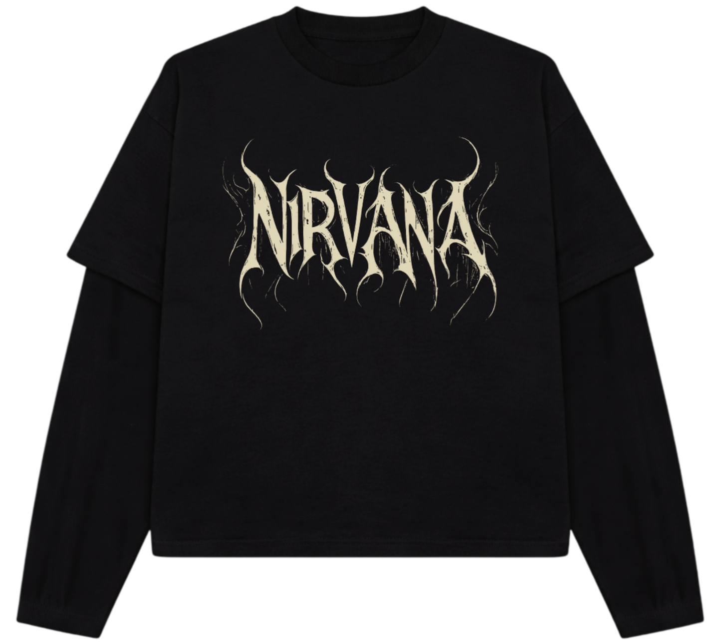 Teeraga Nirvana Skull LS Tee