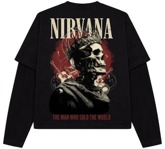Teeraga Nirvana Skull LS Tee
