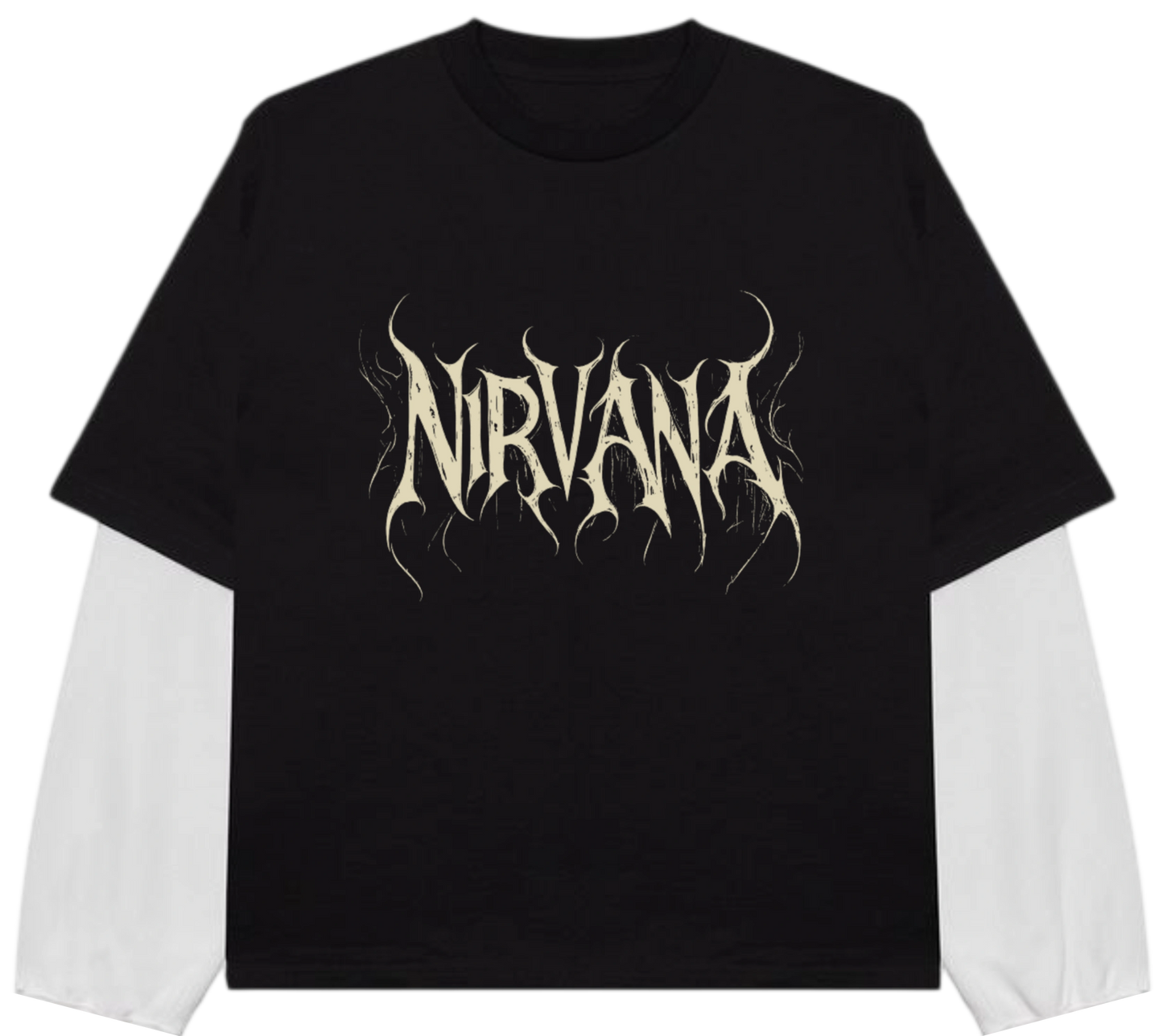 Teeraga Nirvana Skull LS Tee
