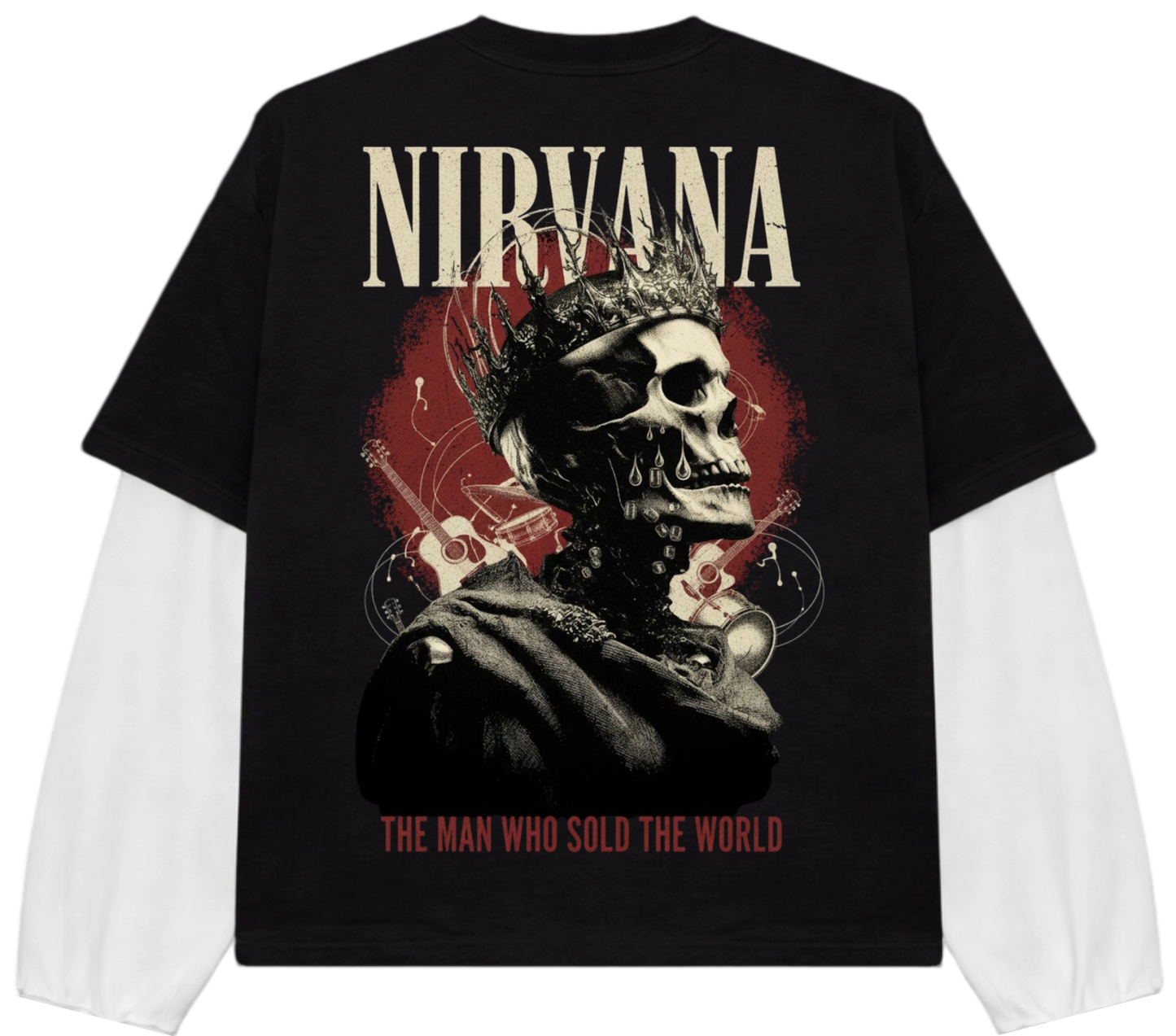 Teeraga Nirvana Skull LS Tee