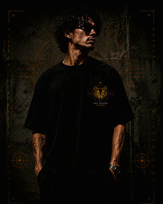 Teeraga Wolf Division Oversized T-Shirt