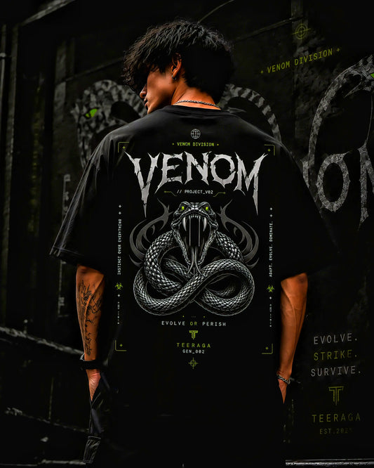 Venom Division oversized t-shirt.