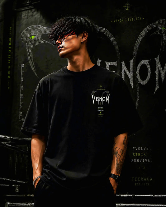 Venom Division oversized t-shirt.