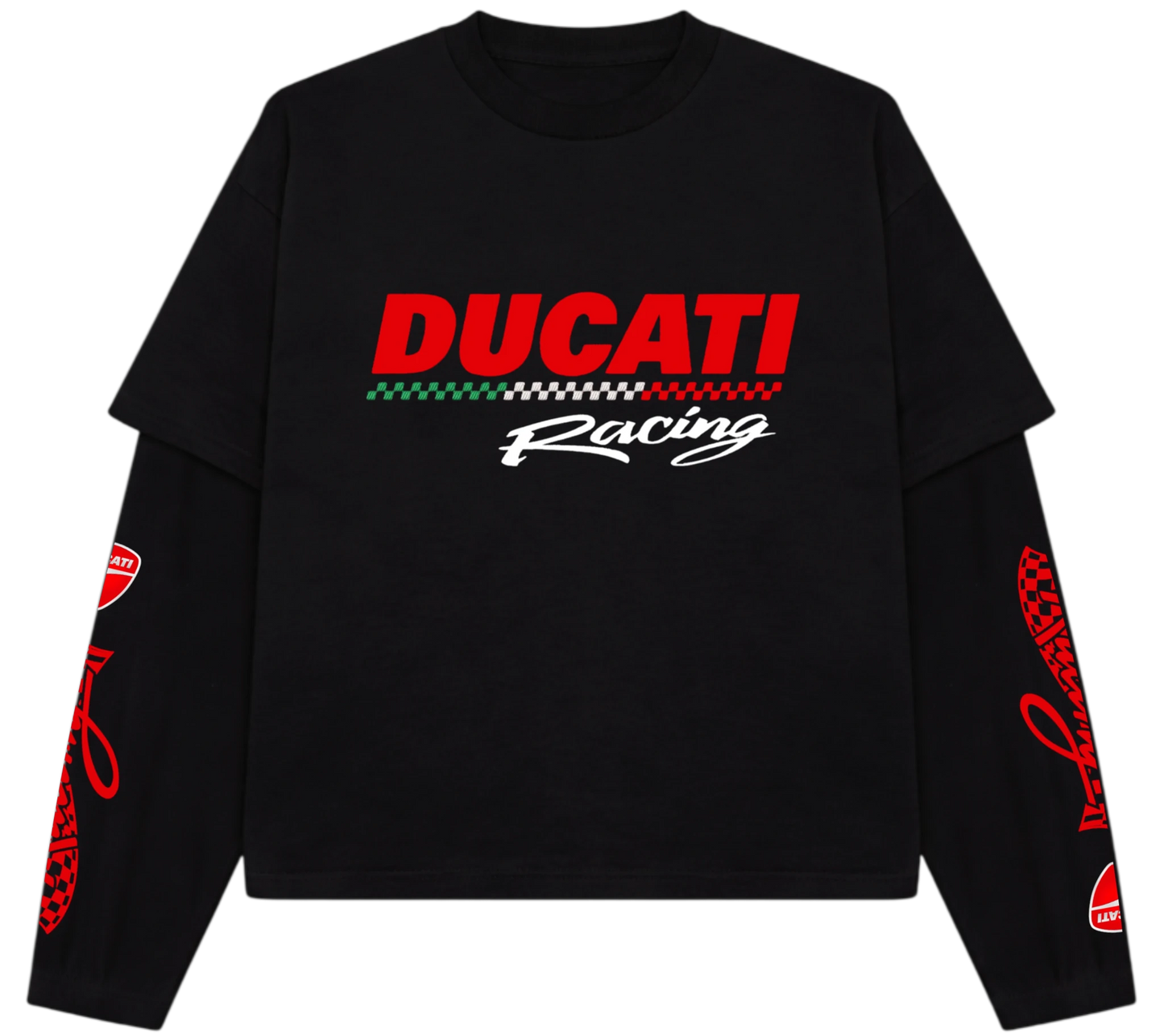 Teeraga Ducati Redline LS Tee - TeeRaga