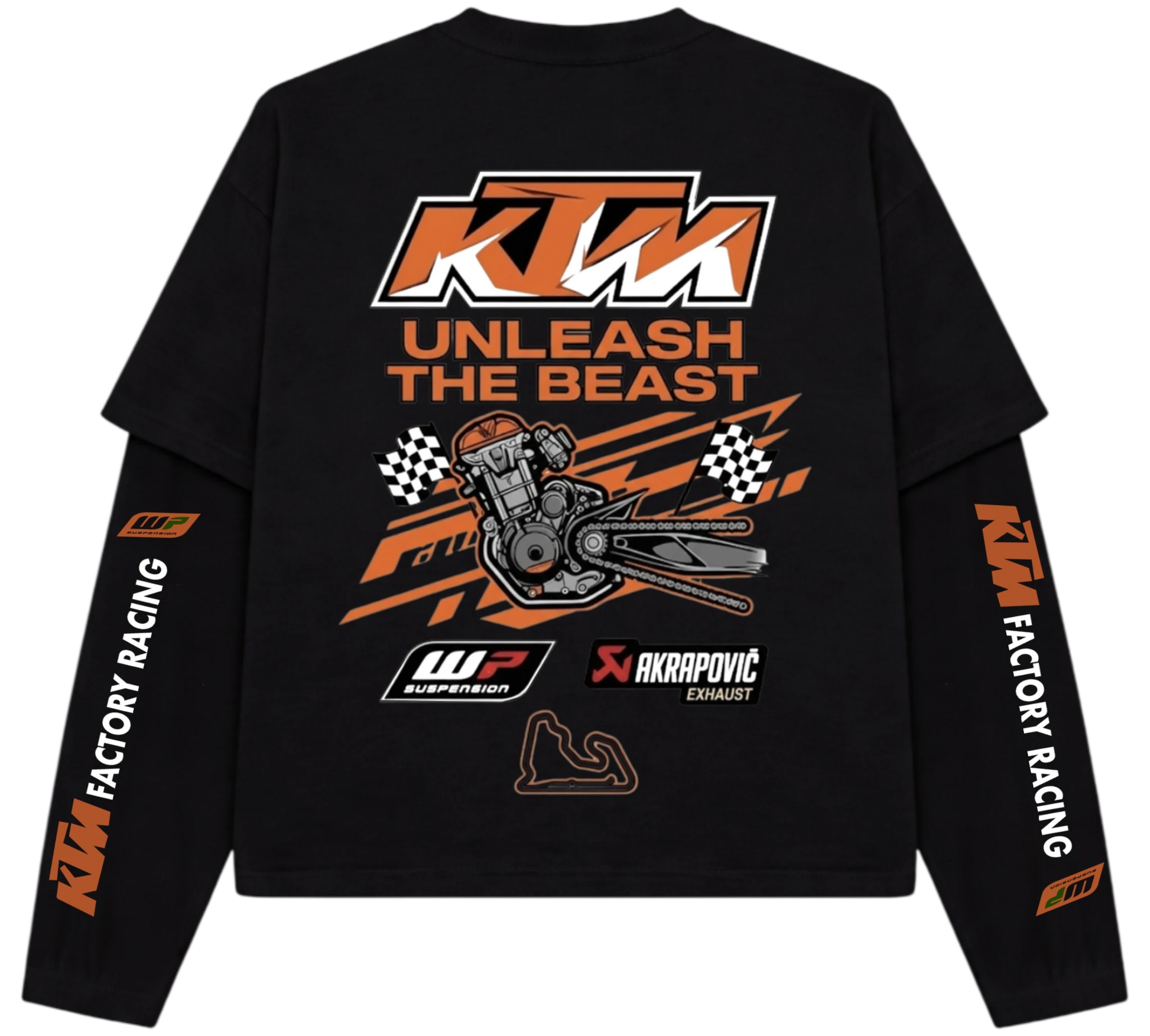 Teeraga KTM Beast LS Tee - TeeRaga