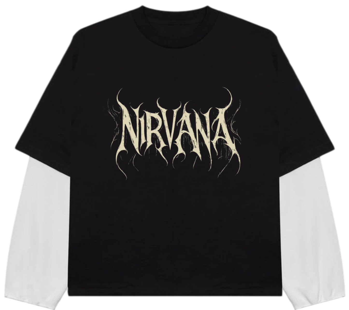 Teeraga Nirvana Skull LS T-Shirt