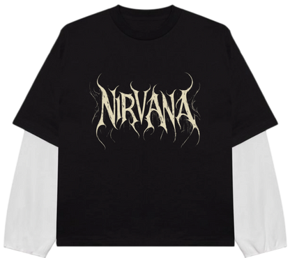 Teeraga Nirvana Skull LS T-Shirt