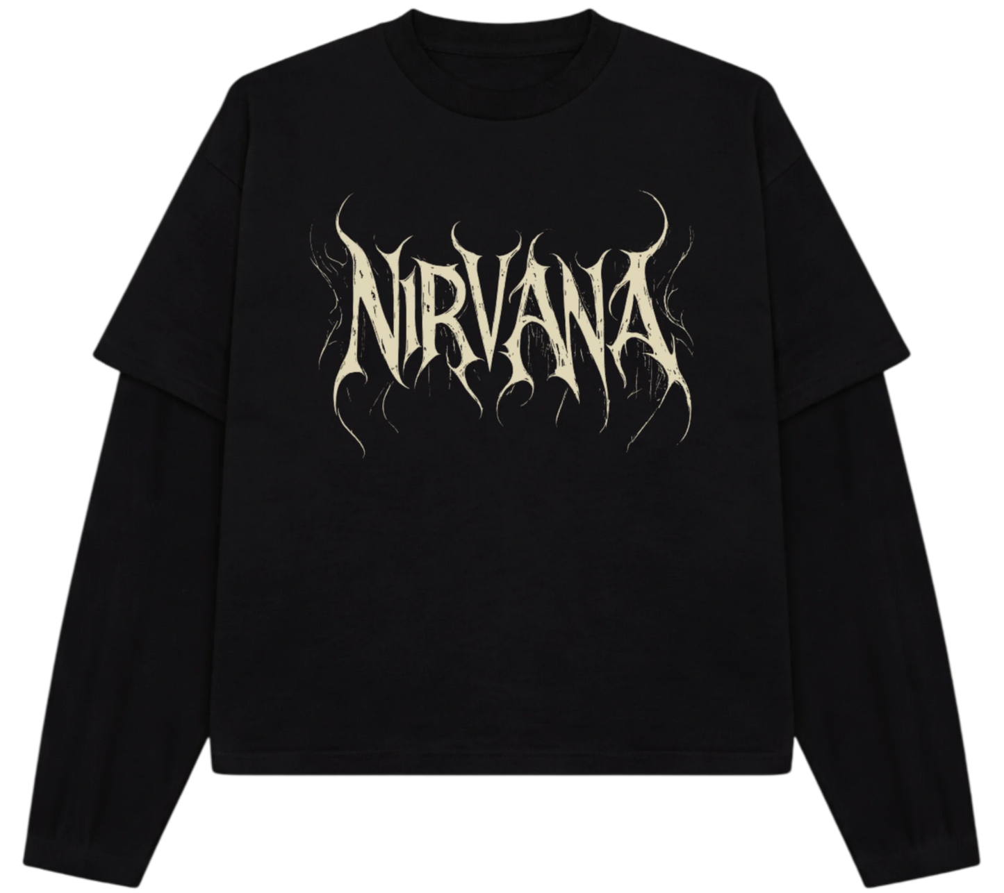 Teeraga Nirvana Skull LS T-Shirt