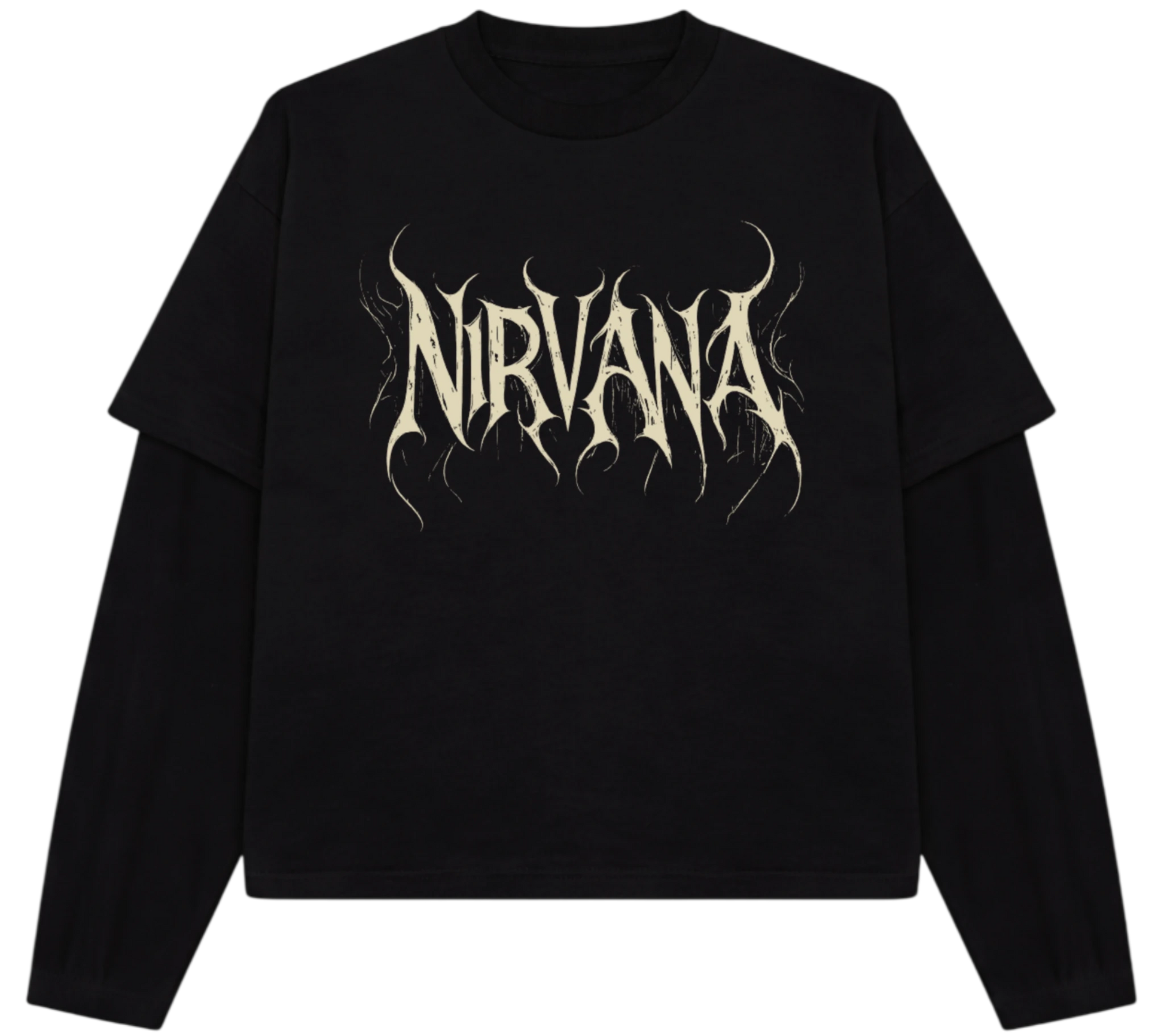 Teeraga Nirvana Skull LS T-Shirt
