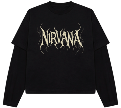 Teeraga Nirvana Skull LS T-Shirt
